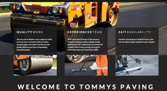 Tommy's Paving